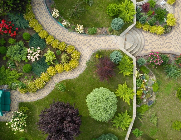 Creative Landscape Installation in Wilmington Island